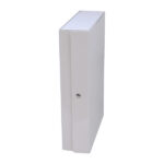Scatola progetto Glossy - dorso 8 cm - bianco - Starline