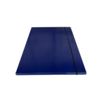 Cartella 3 lembi con elastico - 25 x 34 cm - dorso 1cm - blu - Starline