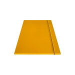 Cartella 3 lembi con elastico - 25 x 34 cm - dorso 1cm - giallo - Starline