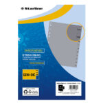 Divisori mensili Gen/Dic 12 tacche - A4 - PP - grigio - Starline