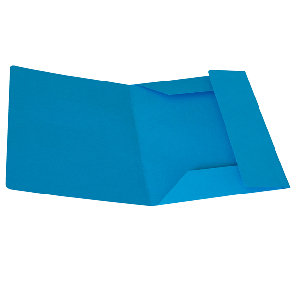 MD_STL6116 Cartellina 3 lembi - 200 gr - 25 x 34,5 cm - cartoncino bristol - azzurro - Starline - conf. 25 pezzi - immagine 1
