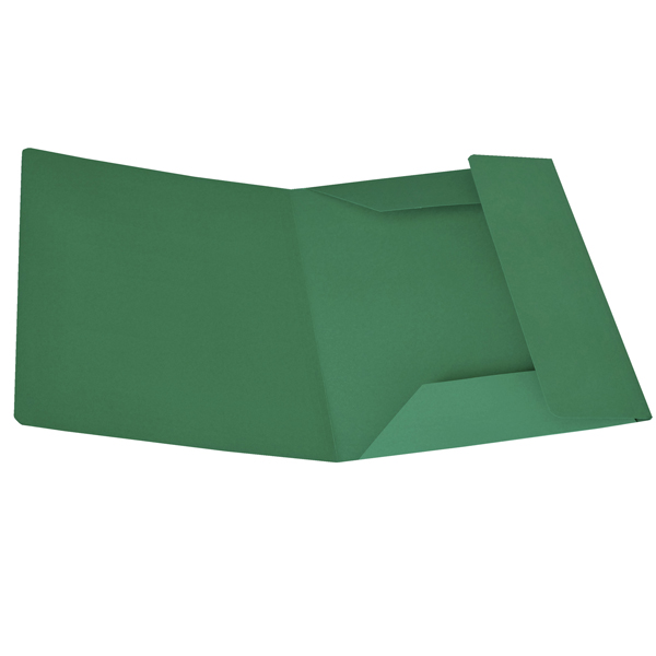 MD_STL6118 Cartellina 3 lembi - 200 gr - 25 x 34,5 cm - cartoncino bristol - verde - Starline - conf. 25 pezzi - immagine 1