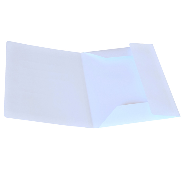 MD_STL6119 Cartellina 3 lembi - 200 gr - 25 x 34,5 cm - cartoncino bristol - bianco - Starline - conf. 25 pezzi - immagine 1