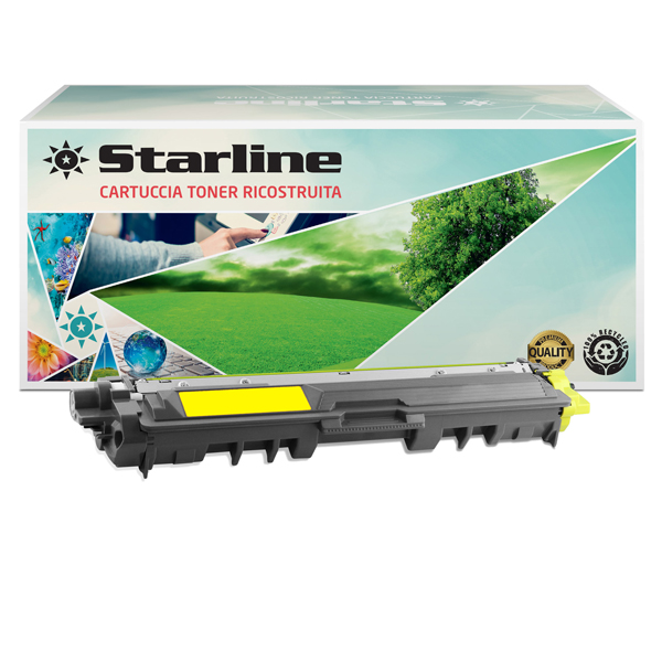 MD_STLBTN243Y Starline - Toner Ricostruito per Brother TN243 - Giallo - 1.000 pag - immagine 1