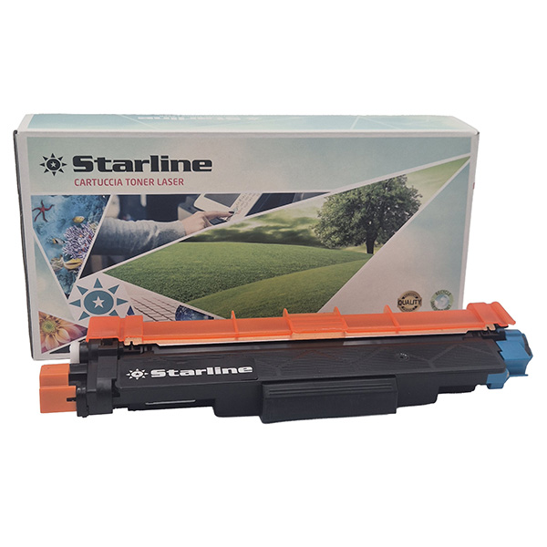 MD_STLBTN247C Starline - Toner ricostruito per Brother - Ciano - TN-247C - 2.300 pag - immagine 1