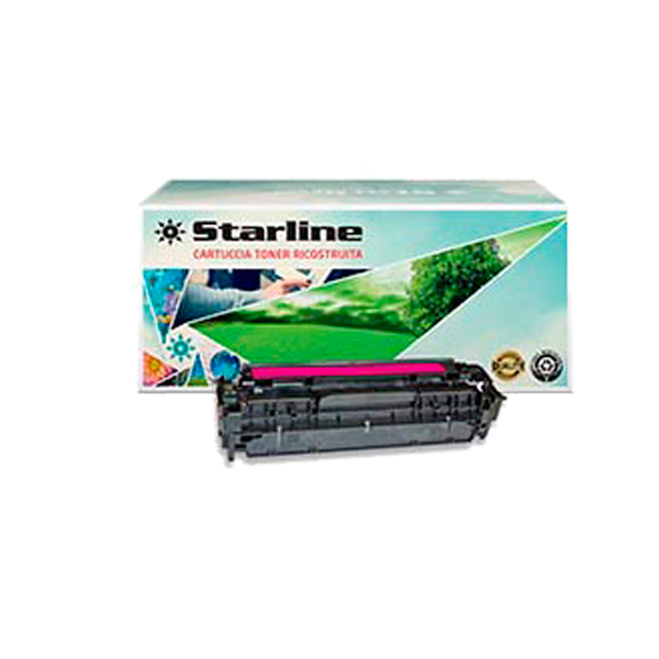 MD_STLHCC533A Starline - Toner Ricostruito - per HP 304A - Magenta - CC533A - 2.800 pag - immagine 1