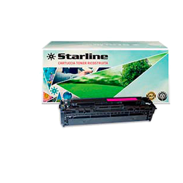 MD_STLHCE323A Starline - Toner Ricostruito - per HP 128A- Magenta - CE323A - 1.300 pag - immagine 1