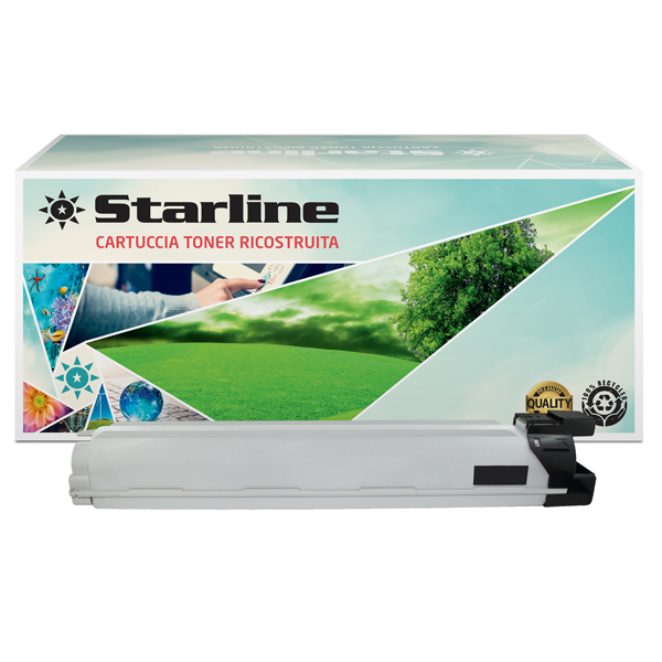 MD_STLSCLX9201BK Starline - Toner Ricostruito - per Samsung CLX-9201 Series - Nero - CLT-K809S/ELS - 20.000 pag - immagine 1