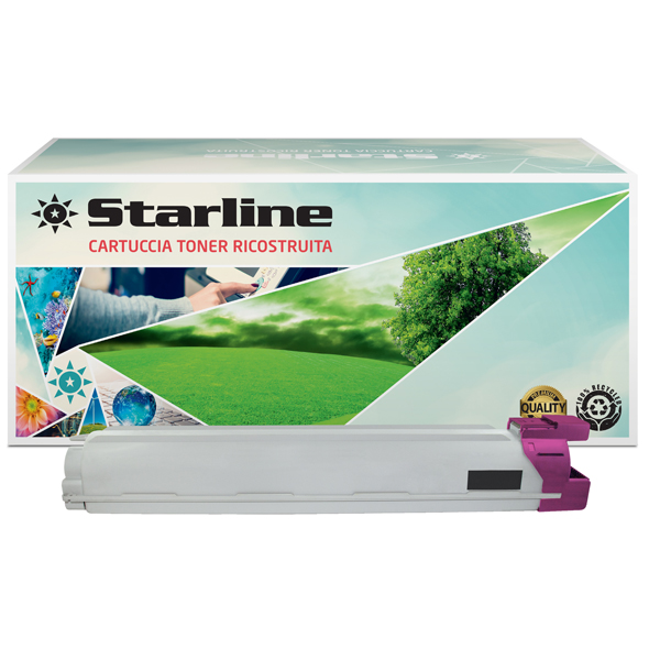 MD_STLSCLX9201M Starline - Toner Ricostruito - per Samsung CLX-9201 Series - Magenta - CLT-M809S/ELS - 15.000 pag - immagine 1