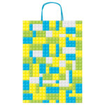 Shopper Mattoncini - con manici - 26 x 36 x 12 cm - colori assortiti - Rex Sadoch - immagine 3