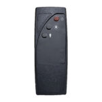 Stufa Tucano - esterno verticale e orizzontale - 2200 W - 53 x 33 x 202 cm - nero/argento - CFG - immagine 4