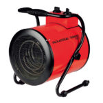 Stufa industriale INDUSTRIAL3000 - 3000 W - 37 x 32 x 32 cm - nero/rosso - CFG