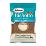 Biscotti farciti linea Biskotti -  cacao e crema al latte - monoporzione da 55 gr - Falcone