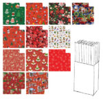 Rotolo carta regalo natale - 2 x 0,70 m - fantasie assortite - Rex Sadoch